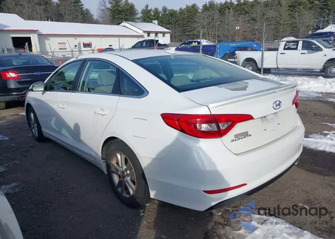 2016 Hyundai Sonata Se z USA, uszkodzony, nr VIN 5NPE24AF5GH342437